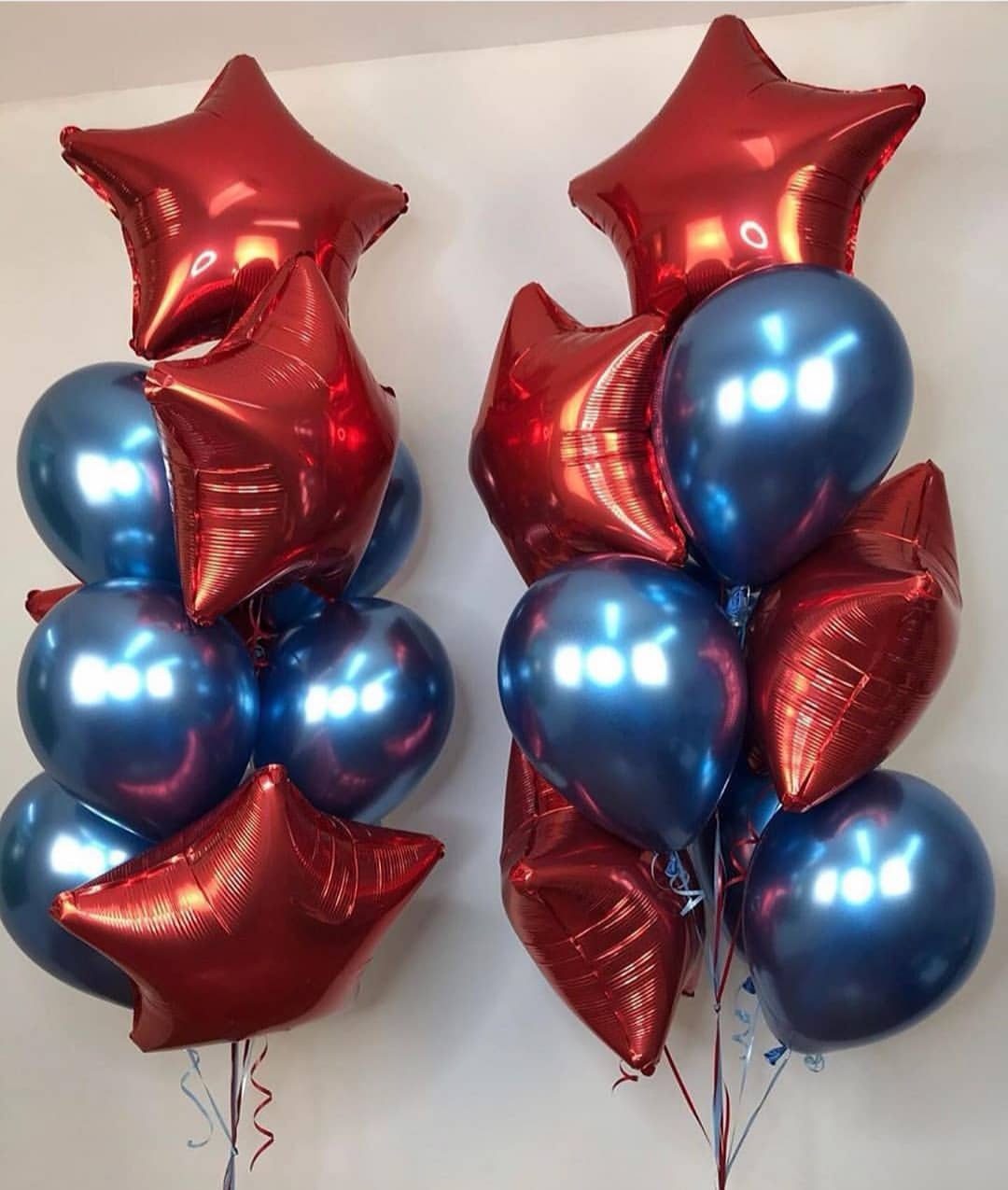 сине-красные шары